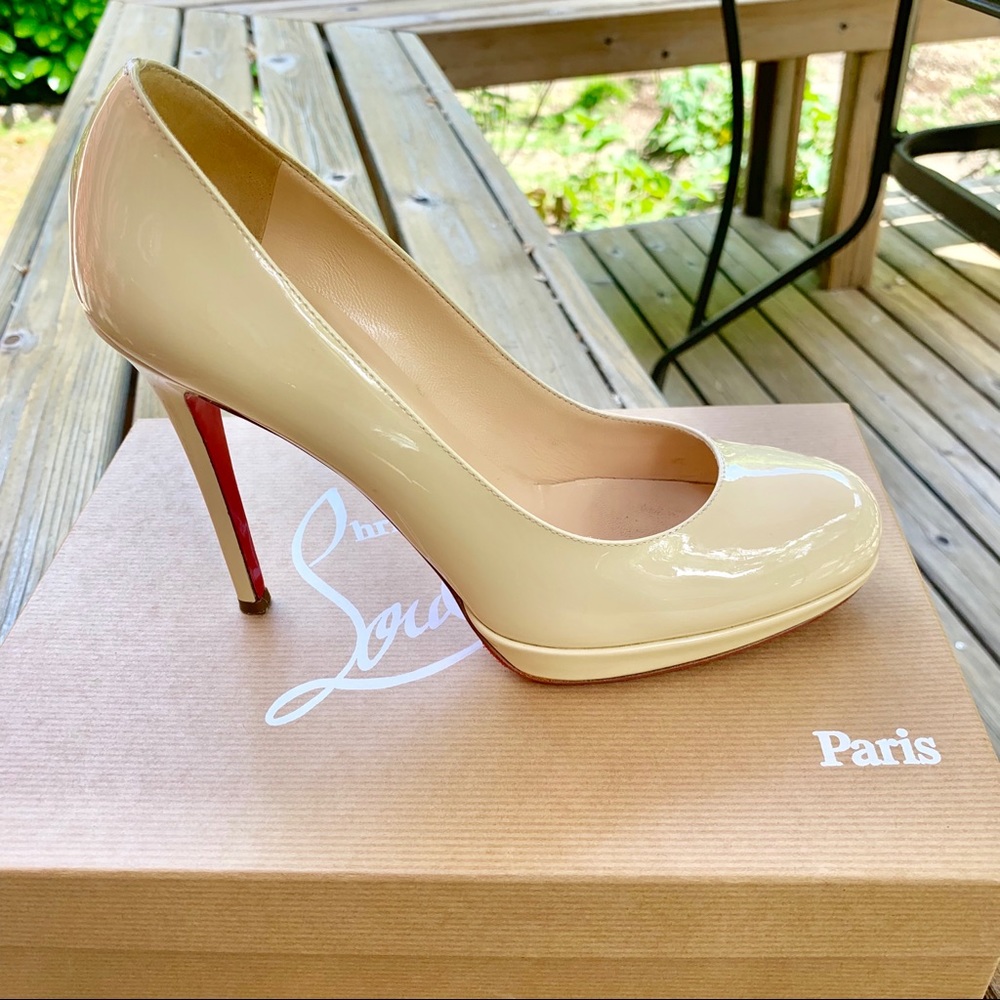 Christian Louboutin Simple Pump 120 Bone